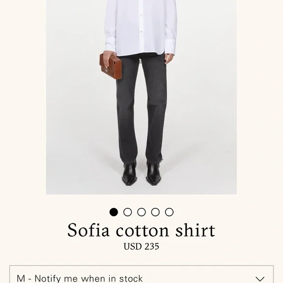 RODEBJER Sofia cotton shirt size M - Picture 5 of 10